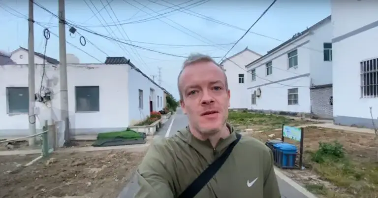 me in chinese countryside village