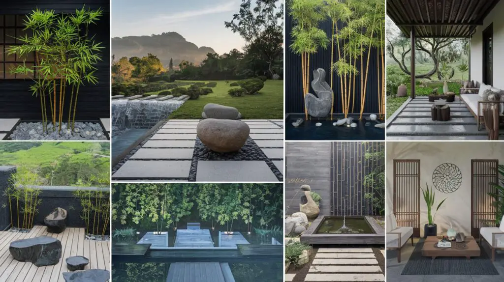 zen patio ideas collage featured