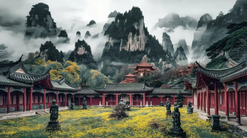 ancient china environment aesthetic
